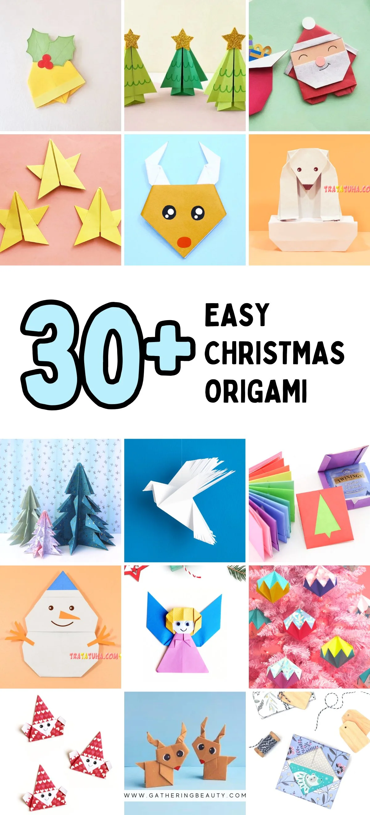 easy christmas origami ideas to make — gathering beauty